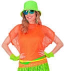 Neon Orange Net T-Shirt