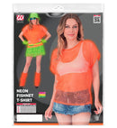 Neon Orange Net T-Shirt