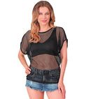 Black Net T-Shirt