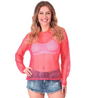 Neon Pink Net Shirt