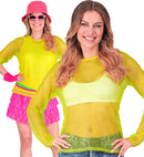 Neon Yellow Net Shirt