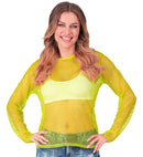Neon Yellow Net Shirt