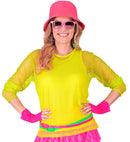 Neon Yellow Net Shirt