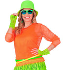 Neon Orange Net Shirt