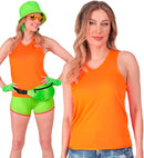 Neon Orange Tank Top