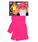 Neon Pink Fingerless Gloves