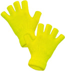 Neon Yellow Fingerless Gloves