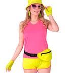 Neon Yellow Fingerless Gloves