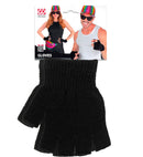 Black Fingerless Gloves