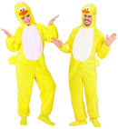Duck In Soft Plush  Hooded Jumpsuit With Mask 