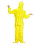 Duck In Soft Plush  Hooded Jumpsuit With Mask 