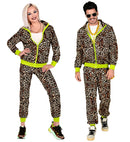 80'S Leopard Shell Suit  Jacket, Pants 