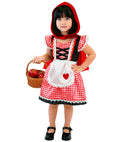 Red Capelet  Dress, Hooded Capelet 