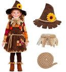 Scarecrow  Dress, Collar, Belt, Hat 