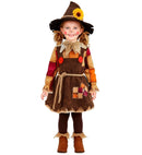 Scarecrow  Dress, Collar, Belt, Hat 