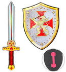 Crusader Sword & Shield In Soft Eva Foam - Sword 52 Cm, Shield 28 X 36 Cm