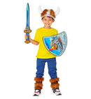 Dragon Viking Sword & Shield In Soft Eva Foam - Sword 52 Cm, Shield 30 X 28 Cm