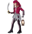 Pirate Skeleton  Shirt With Corset & Skirt, Leggings, Bandana 