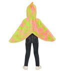 Canary In Soft Plush  Hooded Winged Capewith Mask 