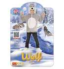 Wolf In Soft Plush  Hoodie With Mask 