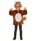 Fox In Soft Plush  Hoodie With Mask 
