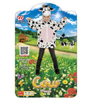 Cow In Soft Plush  Hoodie With Mask 