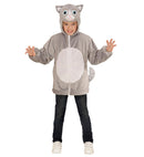 Cat In Soft Plush  Hoodie With Mask 