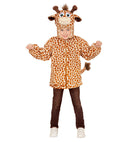 Giraffe In Soft Plush  Hoodie With Mask 