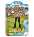 Leopard In Soft Plush  Hoodie With Mask 