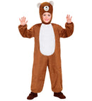 Funny Bear  Hooded Jumpsuit With Mask 