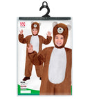 Funny Bear  Hooded Jumpsuit With Mask 