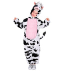 Funny Cow  Hooded Jumpsuit With Mask 