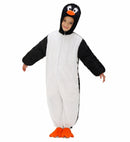 Funny Penguin  Hooded Jumpsuit With Mask 
