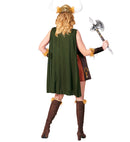 Viking  Dress With Cape, Arm Pieces, Helmet 