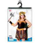 Viking  Dress With Cape, Arm Pieces, Helmet 