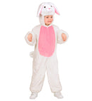 Bunny In Soft Plush  Hooded Jumpsuit With Mask 
