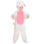 Bunny In Soft Plush  Hooded Jumpsuit With Mask 