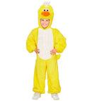 Duck In Soft Plush  Hooded Jumpsuit Withmask 
