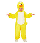 Duck In Soft Plush  Hooded Jumpsuit Withmask 