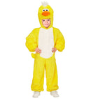 Duck In Soft Plush  Hooded Jumpsuit Withmask 