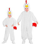 Chicken In Soft Plush  Hooded Jumpsuit With Mask 