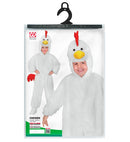 Chicken In Soft Plush  Hooded Jumpsuit With Mask 