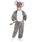 Elephant In Soft Plush  Hooded Jumpsuit With Mask 