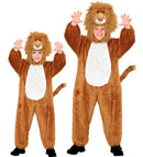 Lion In Soft Plush  Hooded Jumpsuit Withmask 