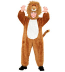 Lion In Soft Plush  Hooded Jumpsuit Withmask 