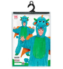 Dragon In Soft Plush  Hooded Jumpsuit With Mask 