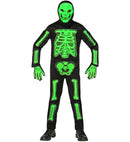 3D Skeleton  Jumpsuit, Hooded Mask, Gloves 