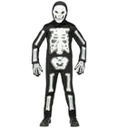 3D Skeleton  Jumpsuit, Hooded Mask, Gloves 