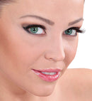 Black Thick Eyelashes In Box With Glass Bottle Glue