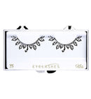Black Fashion Tattoo Eyelashes In Box With Glass Bottle Glue